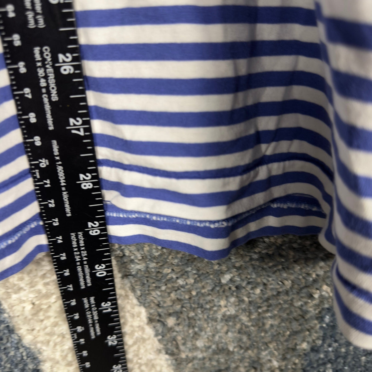 Polo Ralph Lauren Striped Pocket Polo Mens XL Blue White