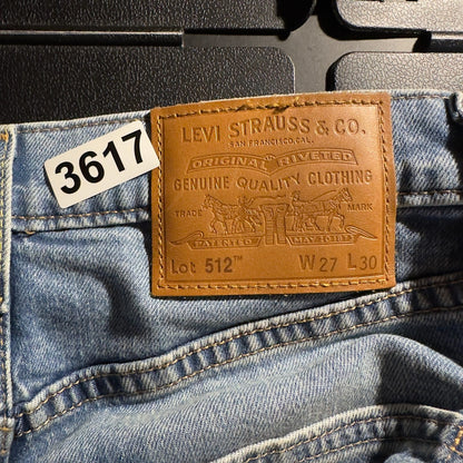 Levi's Premium 512 Jeans Womens 27x30 Light Wash