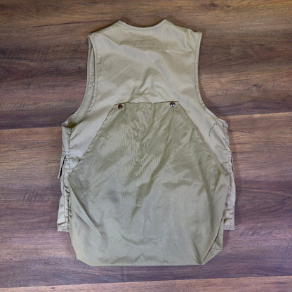 RedHead Mens Hunting Field Vest Tan Canvas Zip Up Sz S