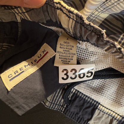 Vintage Daniel Cremieux Swim Trunks Mens L Blue Plaid