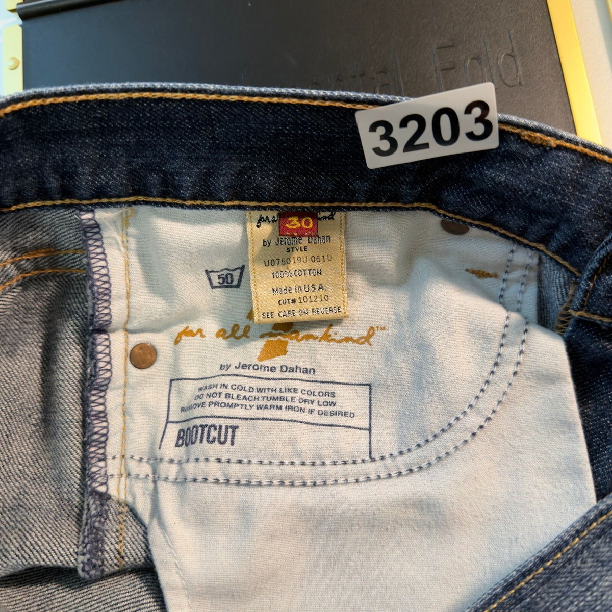 Y2K 7 For All Mankind Bootcut Jean Women 30 Blue Medium Wash
