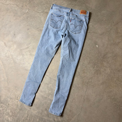 Levi's 711 Skinny Jeans Womens 29 Light Blue
