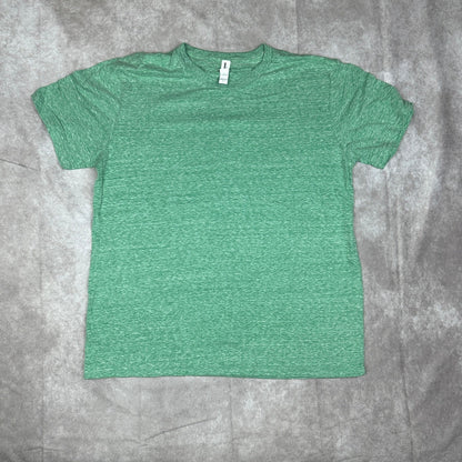 Royal Apparel Triblend T-Shirt Mens L Kelly Green Blank NWT