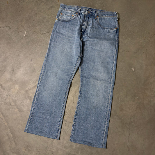 Levi's Premium 517 Bootcut Mens Western Jeans W31 L30 Light