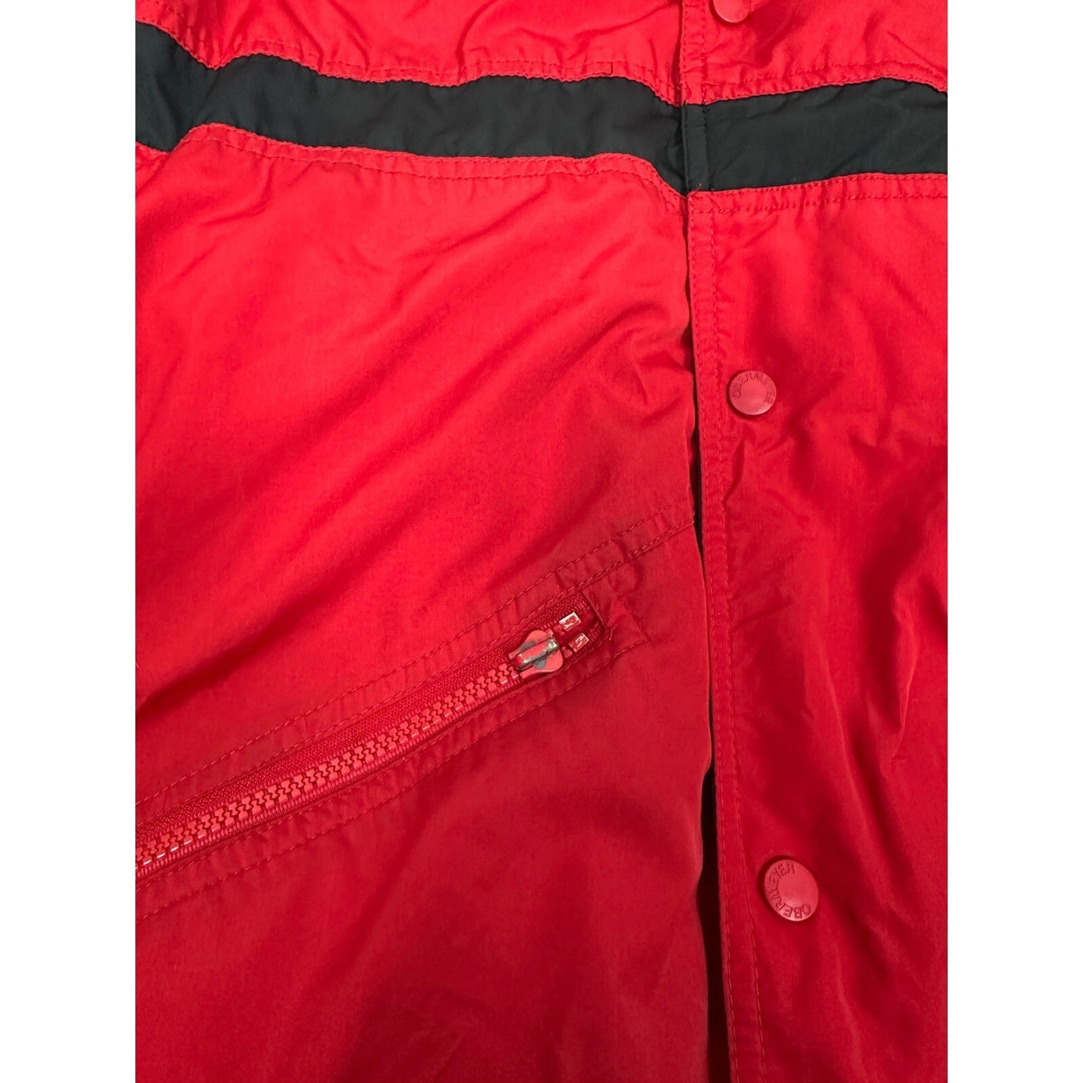 Vintage Obermeyer Mens L Ski Jacket Red Black