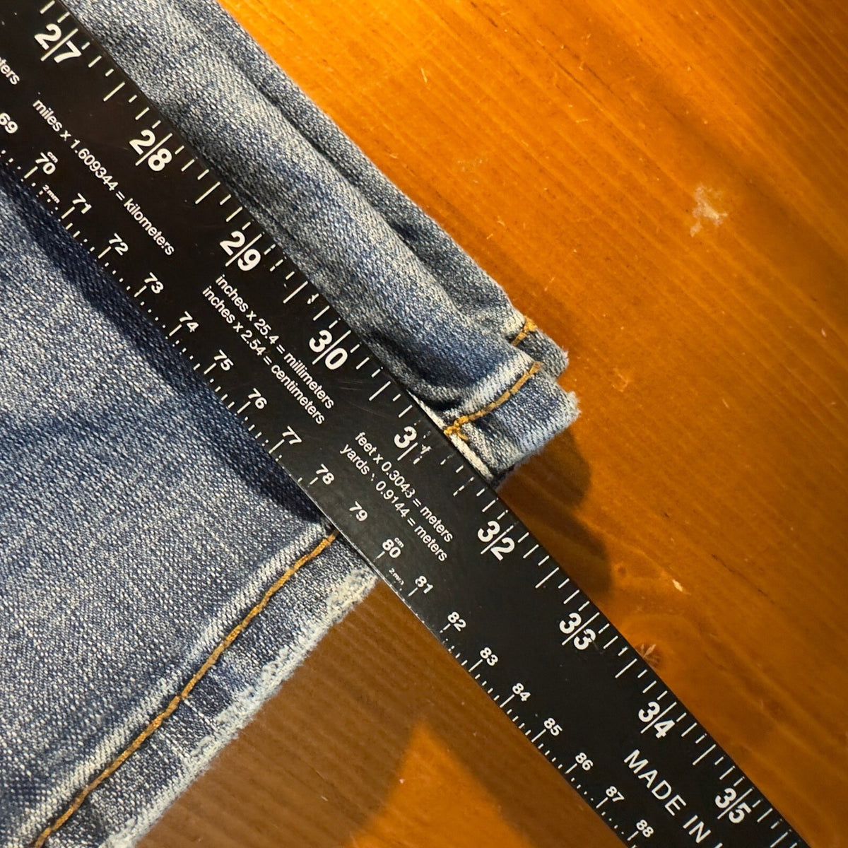 Rock & Roll Cowgirl Boyfriend Jeans Womens 34x32 Blue