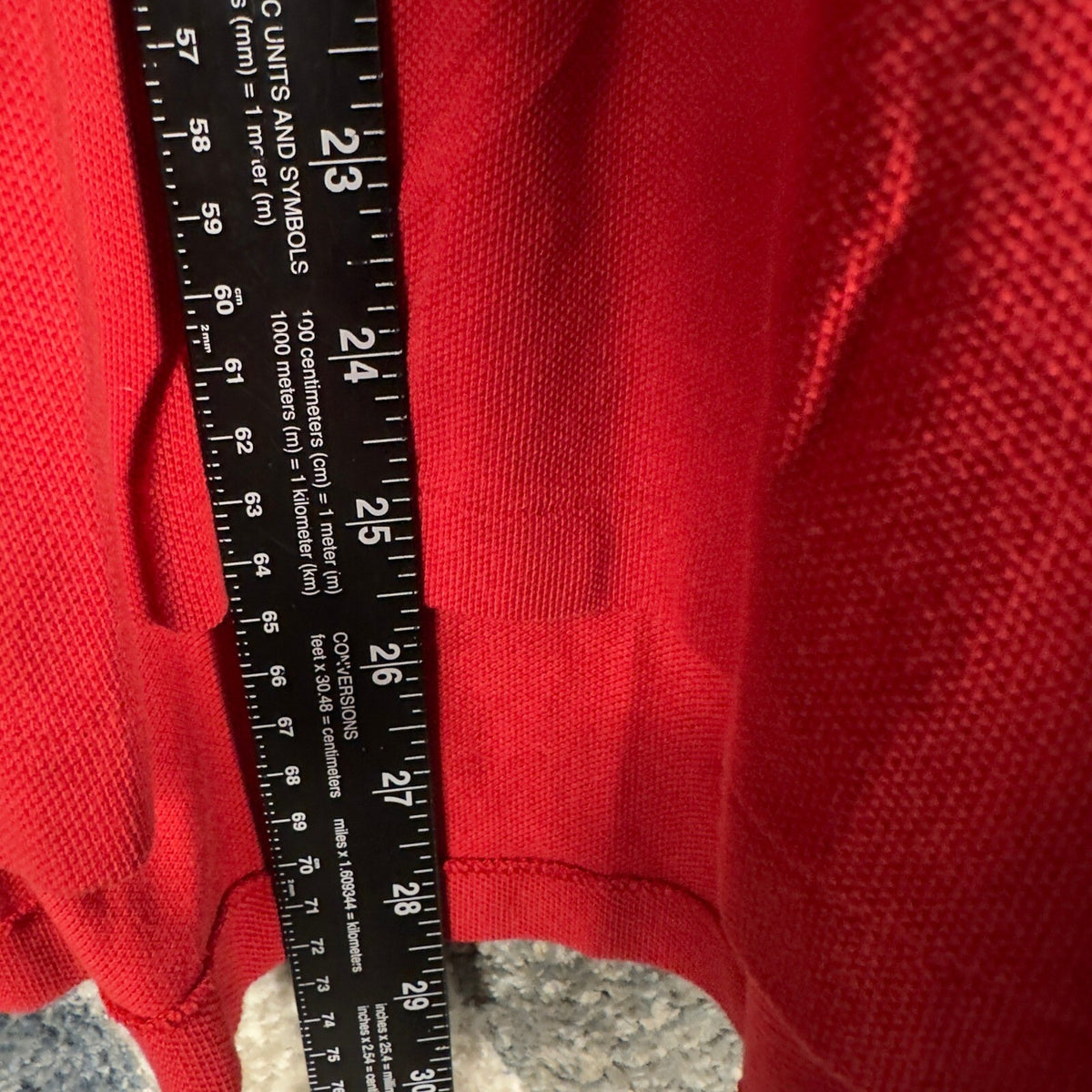 Polo Ralph Lauren Mesh Polo Shirt Mens XL Red Custom Fit