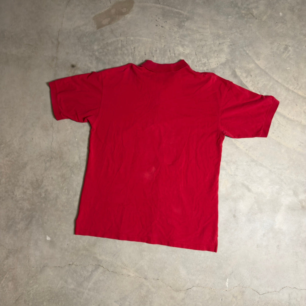 Vintage Eddie Bauer Polo Shirt Mens Large Tall Red