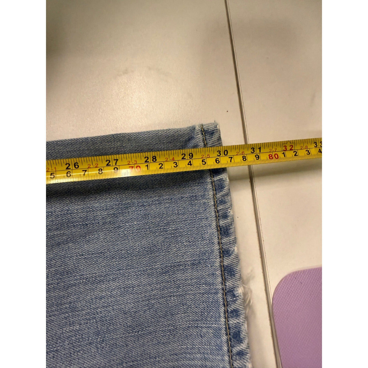 Vintage SilverTab Bootcut Jeans Mens 36x30 Light Wash Baggy