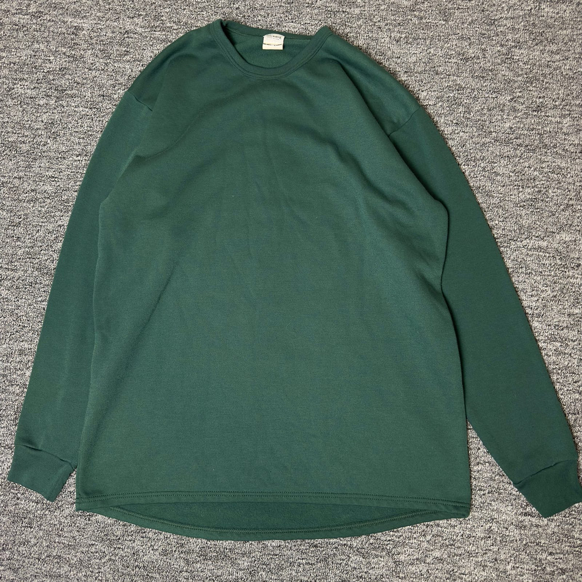 Wickers Thermal Crewneck Long Sleeve Mens Tall L Dark Green