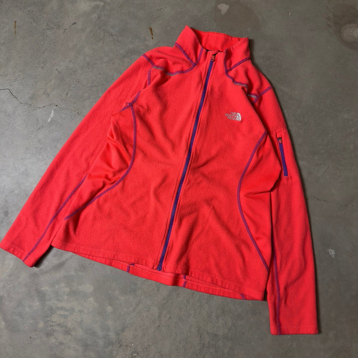 The North Face Fleece Jacket Womens L Coral Pink