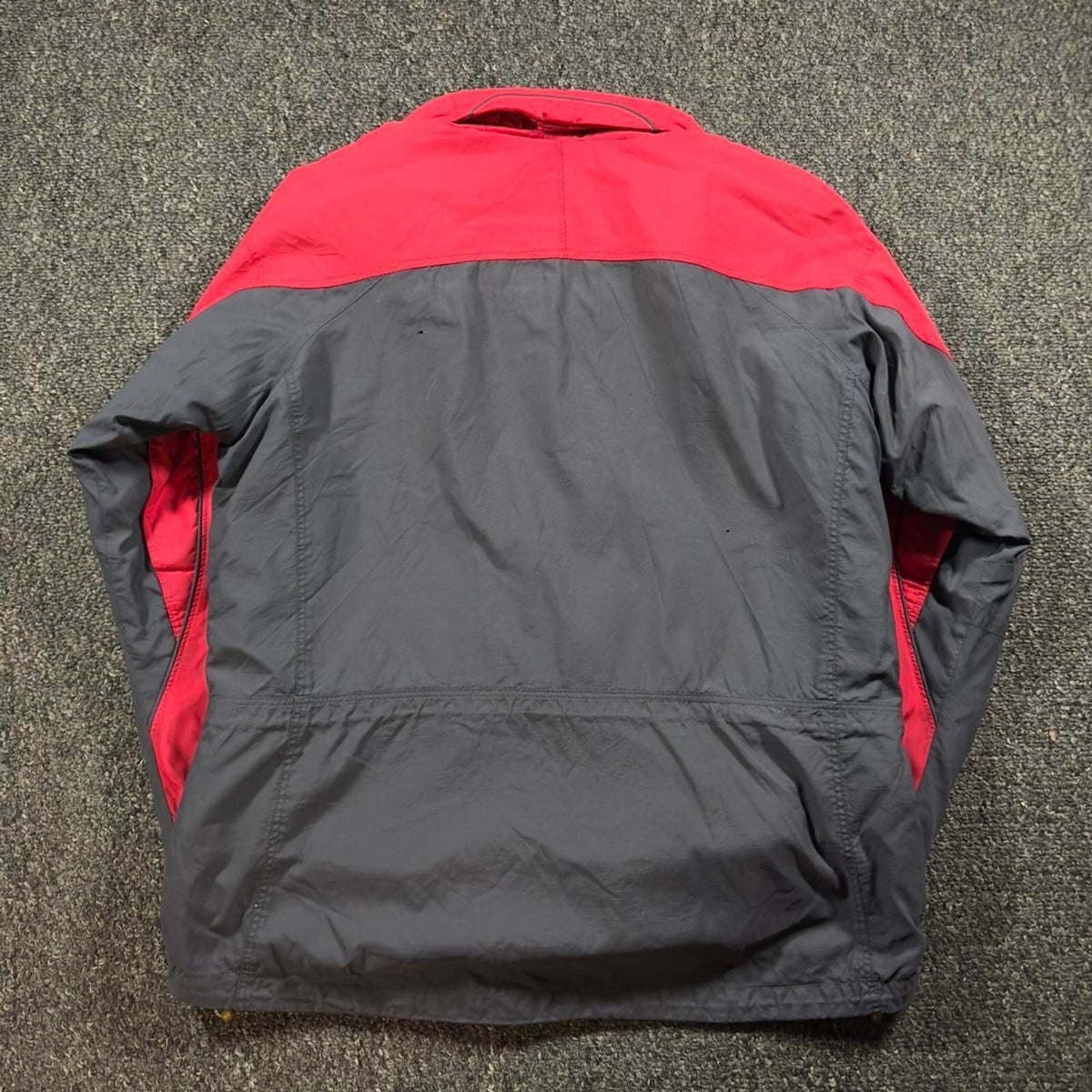 Columbia Core Interchange Jacket Women XL Red Gray Fleece Lined Winter Coat