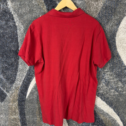 Polo Ralph Lauren Mesh Polo Shirt Mens XL Red Custom Fit