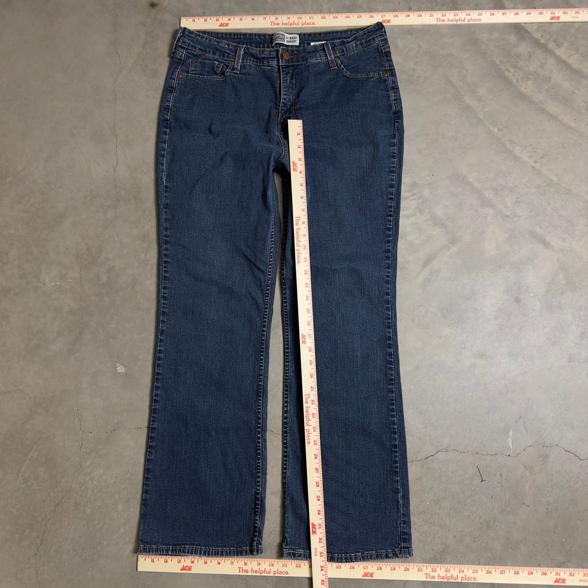 Signature Levi Strauss Bootcut Jeans Womens 18M Blue