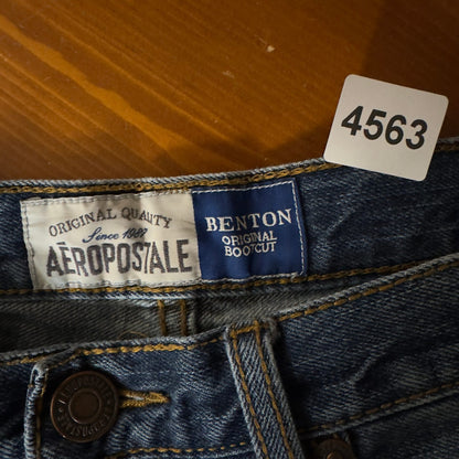 Y2K Aeropostale Benton Bootcut Jeans Mens 30x30 Frayed