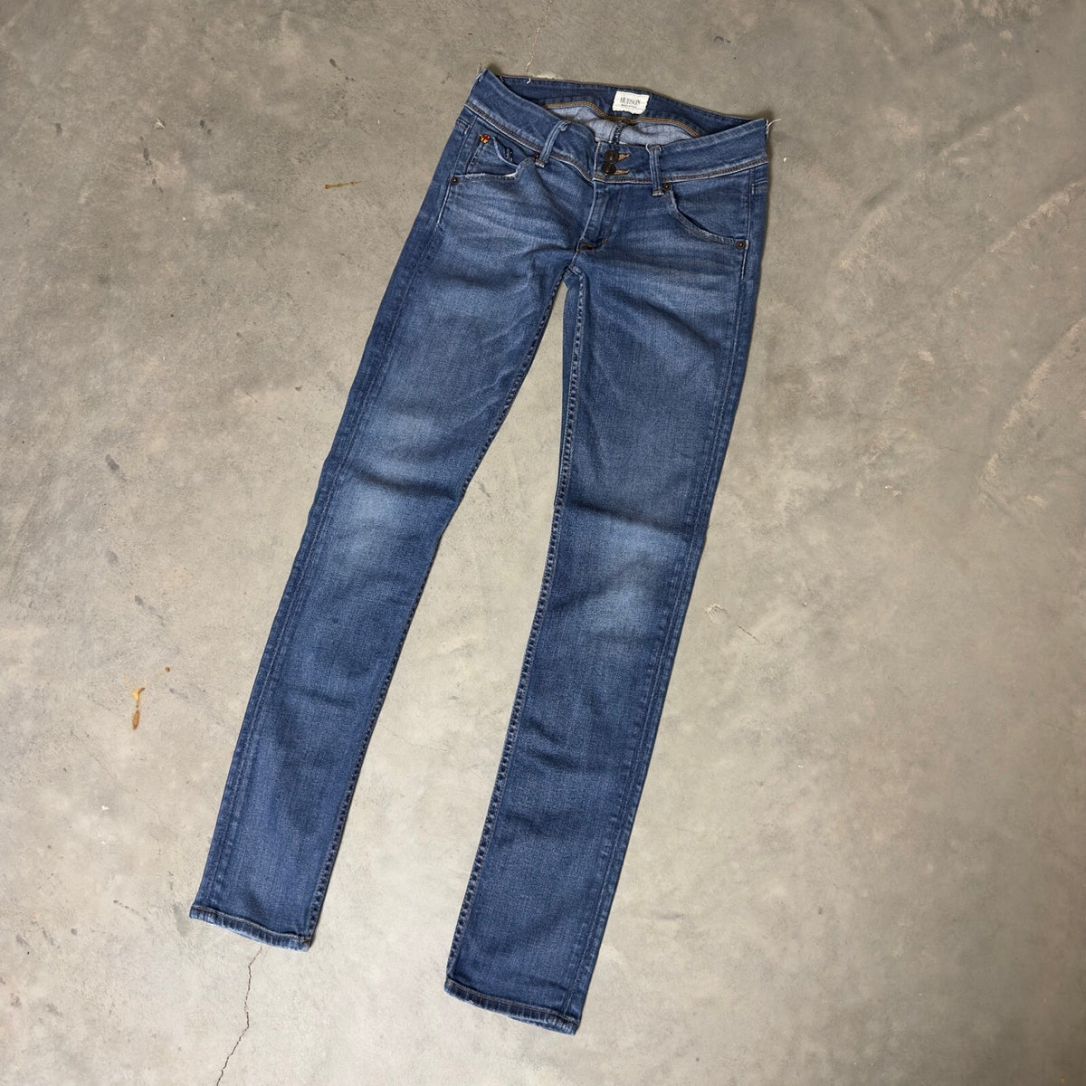 Hudson Skinny Jeans Womens 26 Blue Low Rise Y2K