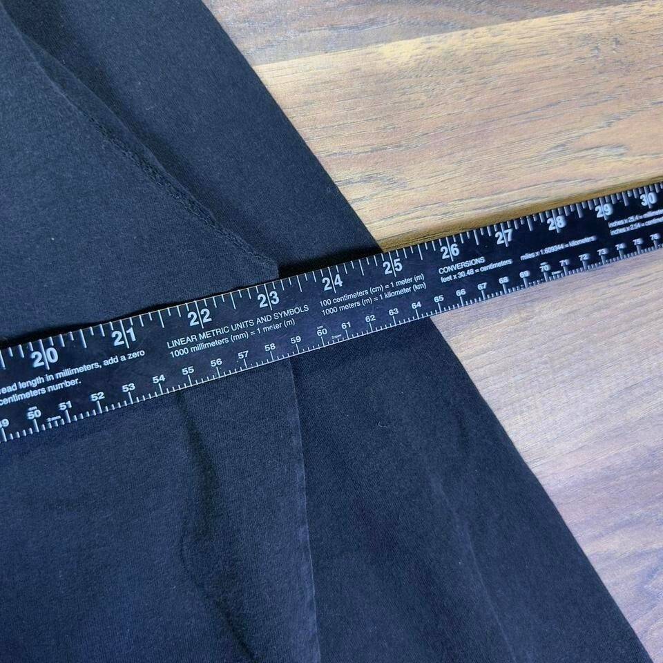 Vintage Woolrich Henley Long Sleeve Shirt Mens L Black