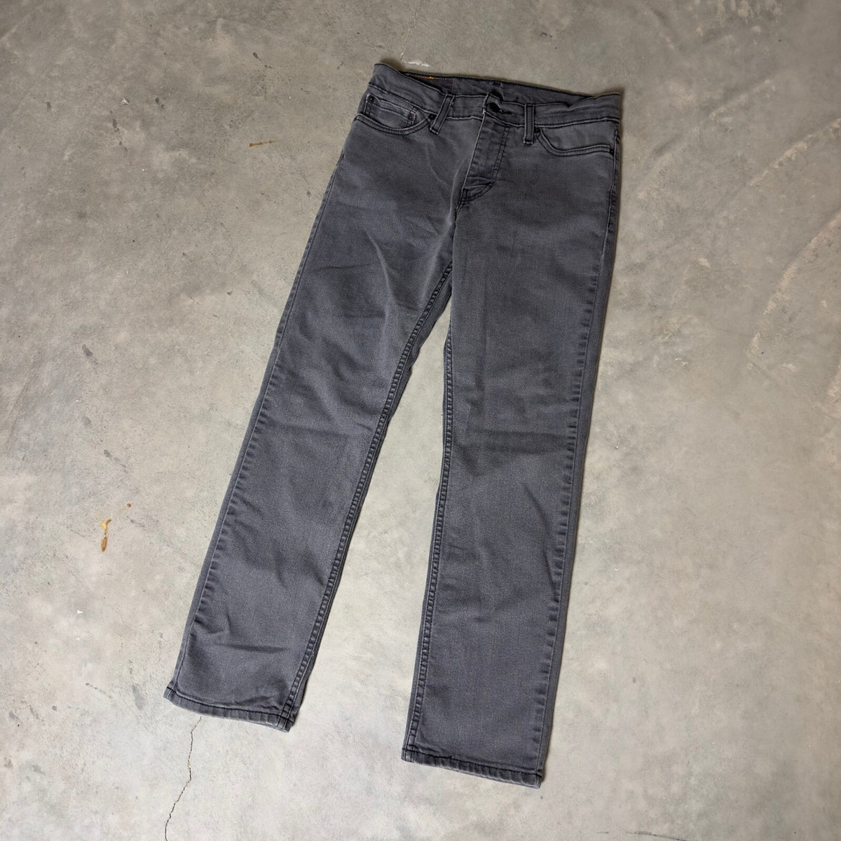 Levi's 511 Slim Fit Jeans Mens 30x30 Grey Denim