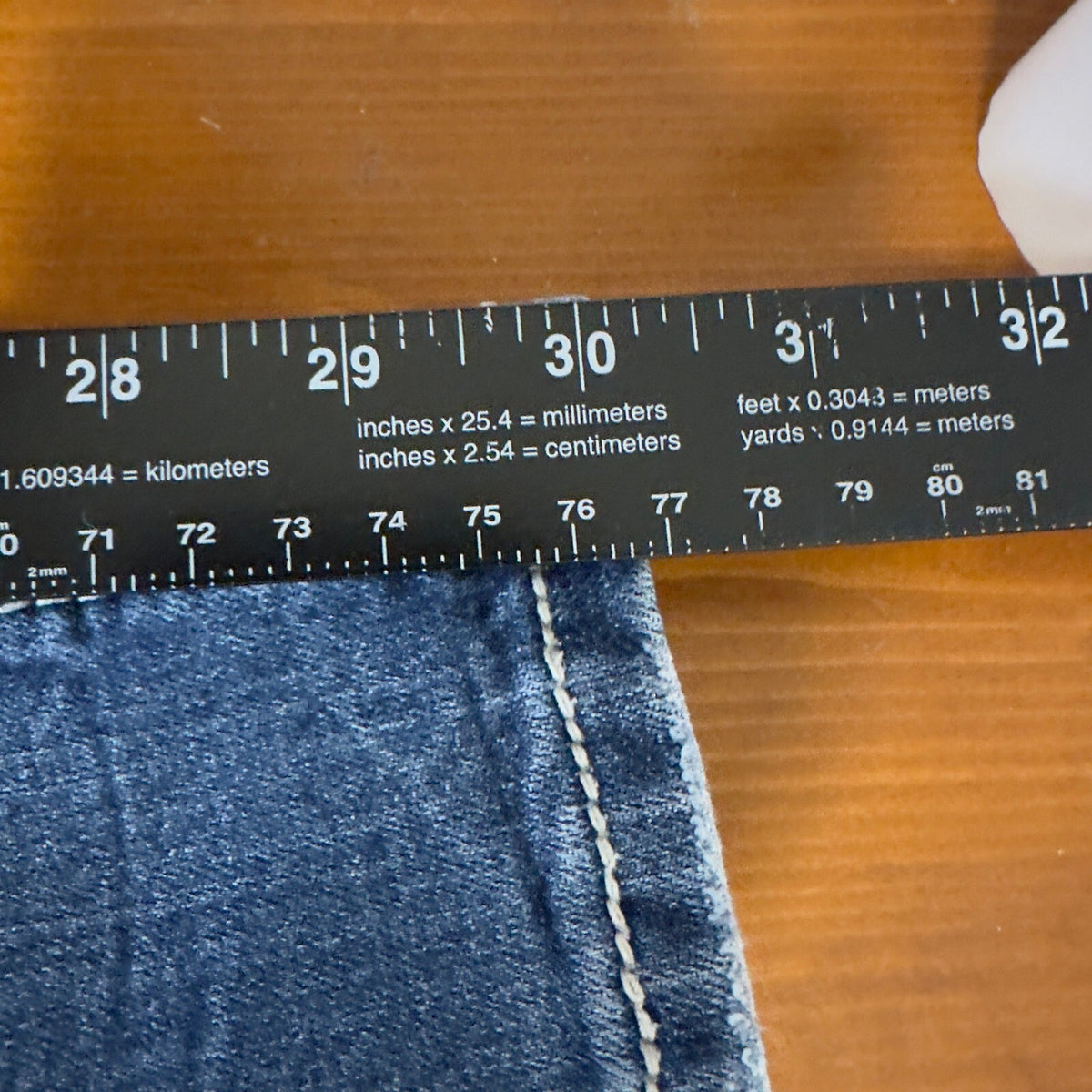 Vintage Y2K Miss Me Straight Jeans Womens 29 Blue Low Rise