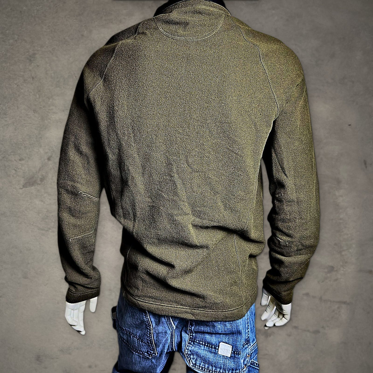 REI Fleece Pullover Mens M Olive Green Gorpcore