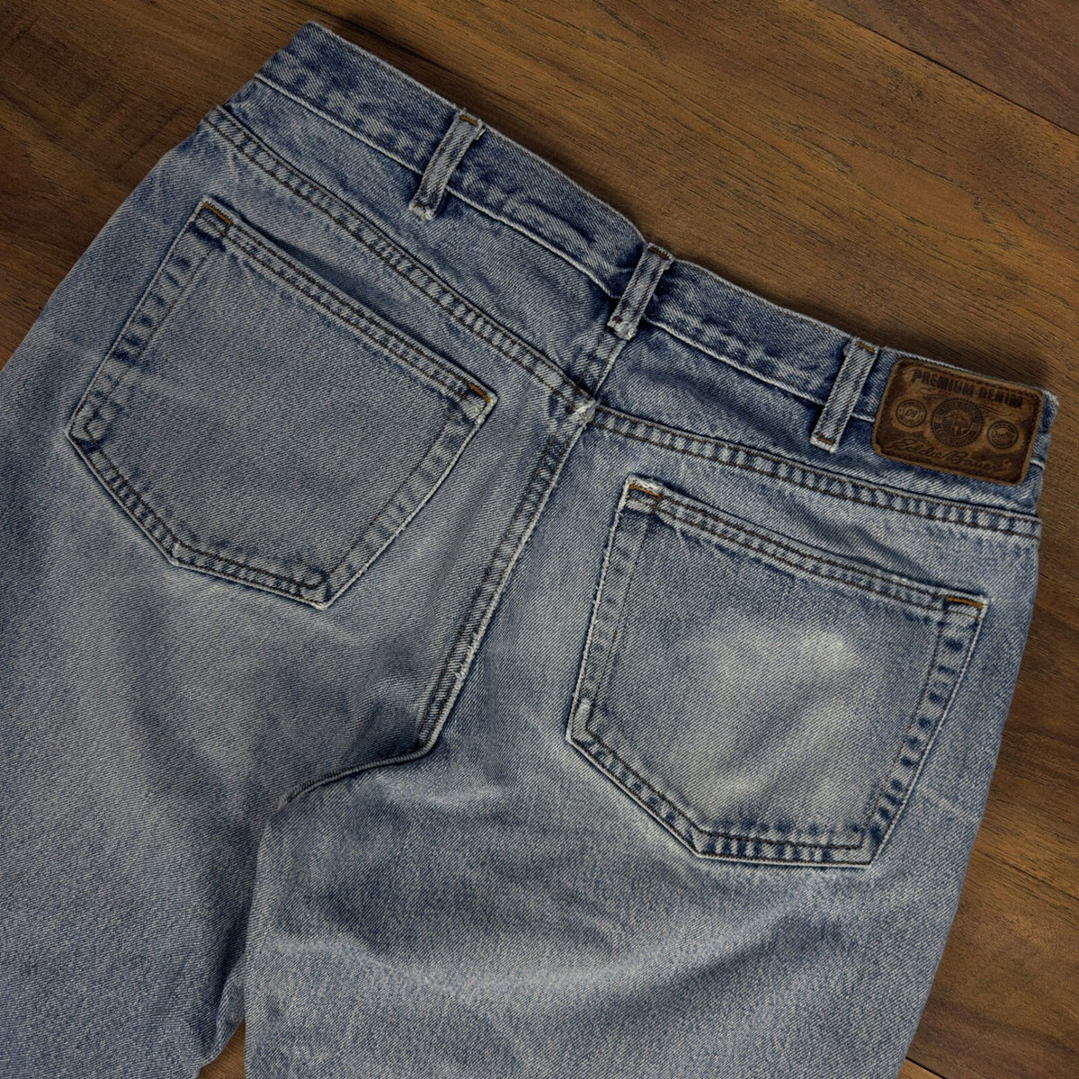 Vintage Eddie Bauer Relaxed Jeans Mens 36x32 Blue Distressed