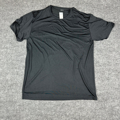Lot of 2 Gildan 42000 Performance Tees Mens L Black NWT