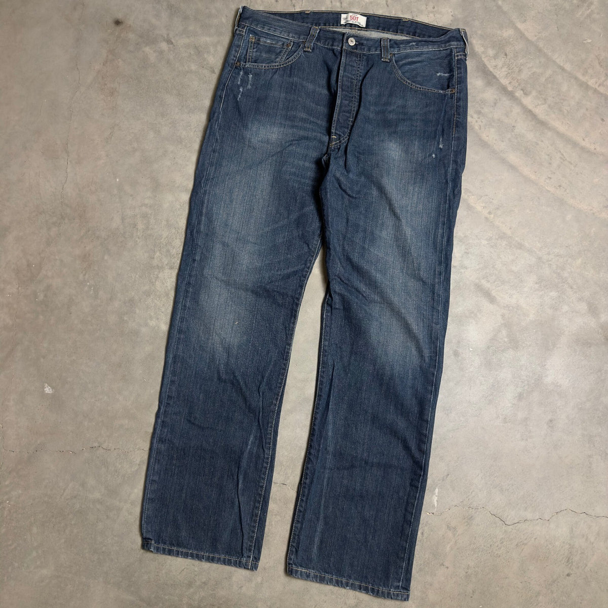 Vintage Y2K Levi's 501 Original Fit Jeans Mens 38x32 Blue Baggy