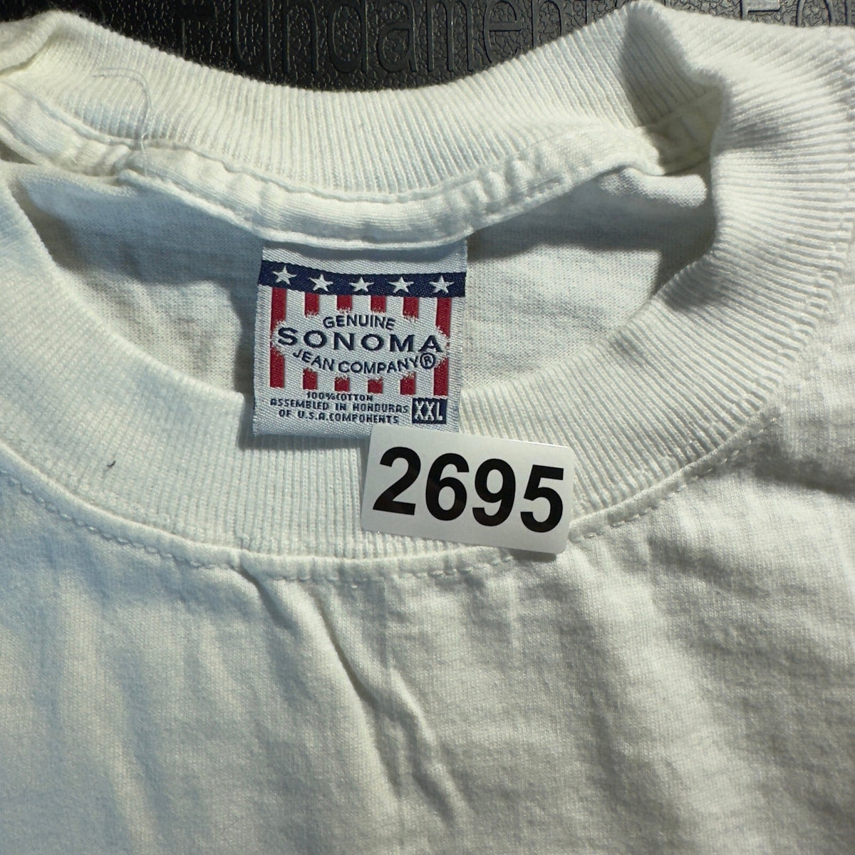 Vintage Sonoma USA Graphic T-Shirt Mens XXL White 90s Retro