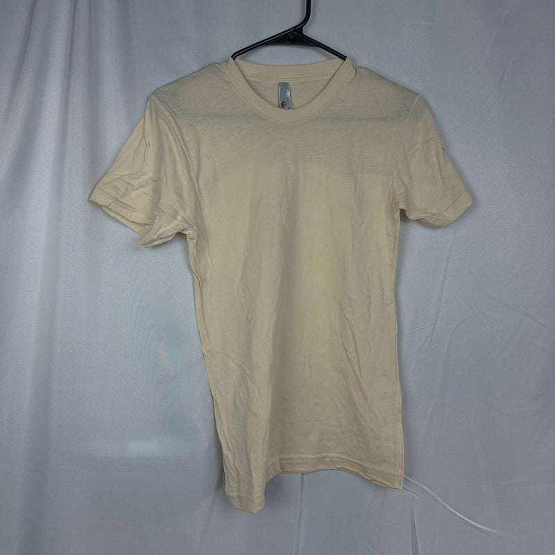 American Apparel BB401 50/50 T-Shirt Unisex XS Peach NWT