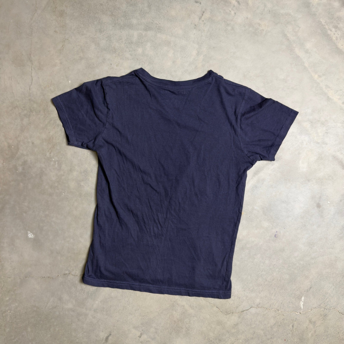 Aeropostale V-Neck T-Shirt Womens M Navy Blue A87 Cotton