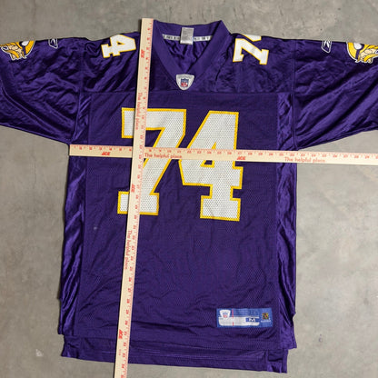 Vintage Reebok Vikings McKinnie Jersey Mens M Purple NFL 74
