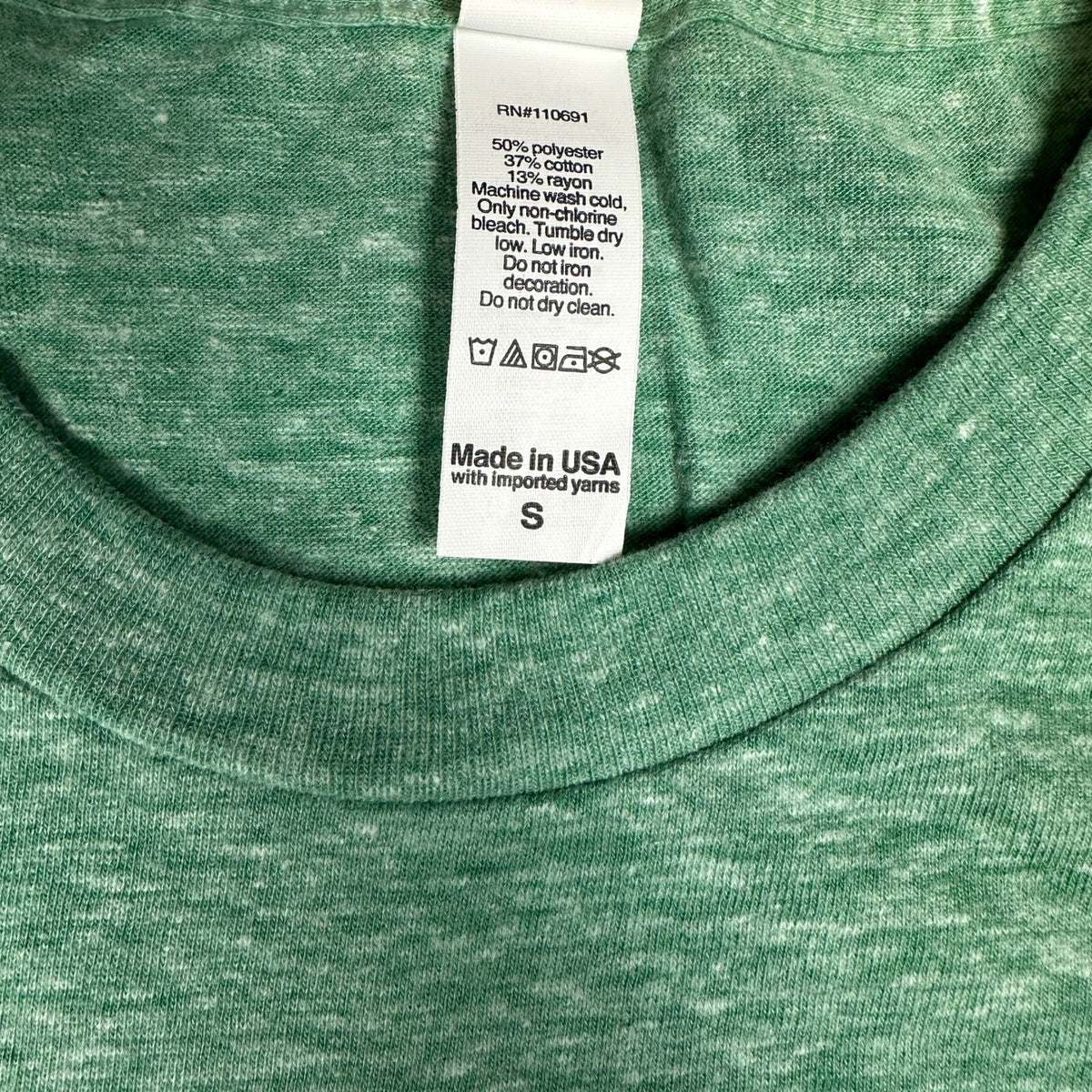 Royal Apparel Triblend T-Shirt Mens S Kelly Green Blank NWT