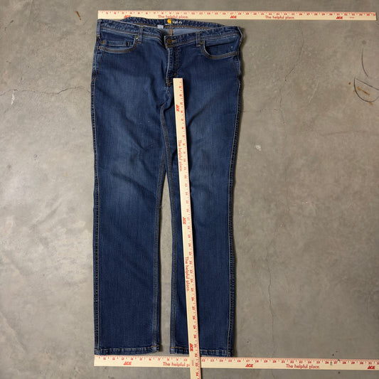 Carhartt Slim Fit Jeans Kids Size 18 Regular Blue