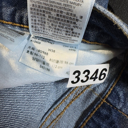 Levi's 505 Regular Fit Denim Shorts Mens 38 Baggy Summer