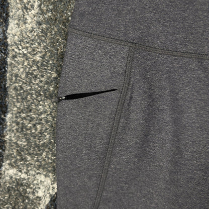 NWT Eddie Bauer Flare Yoga Pants Heather Gray High Rise SZ M