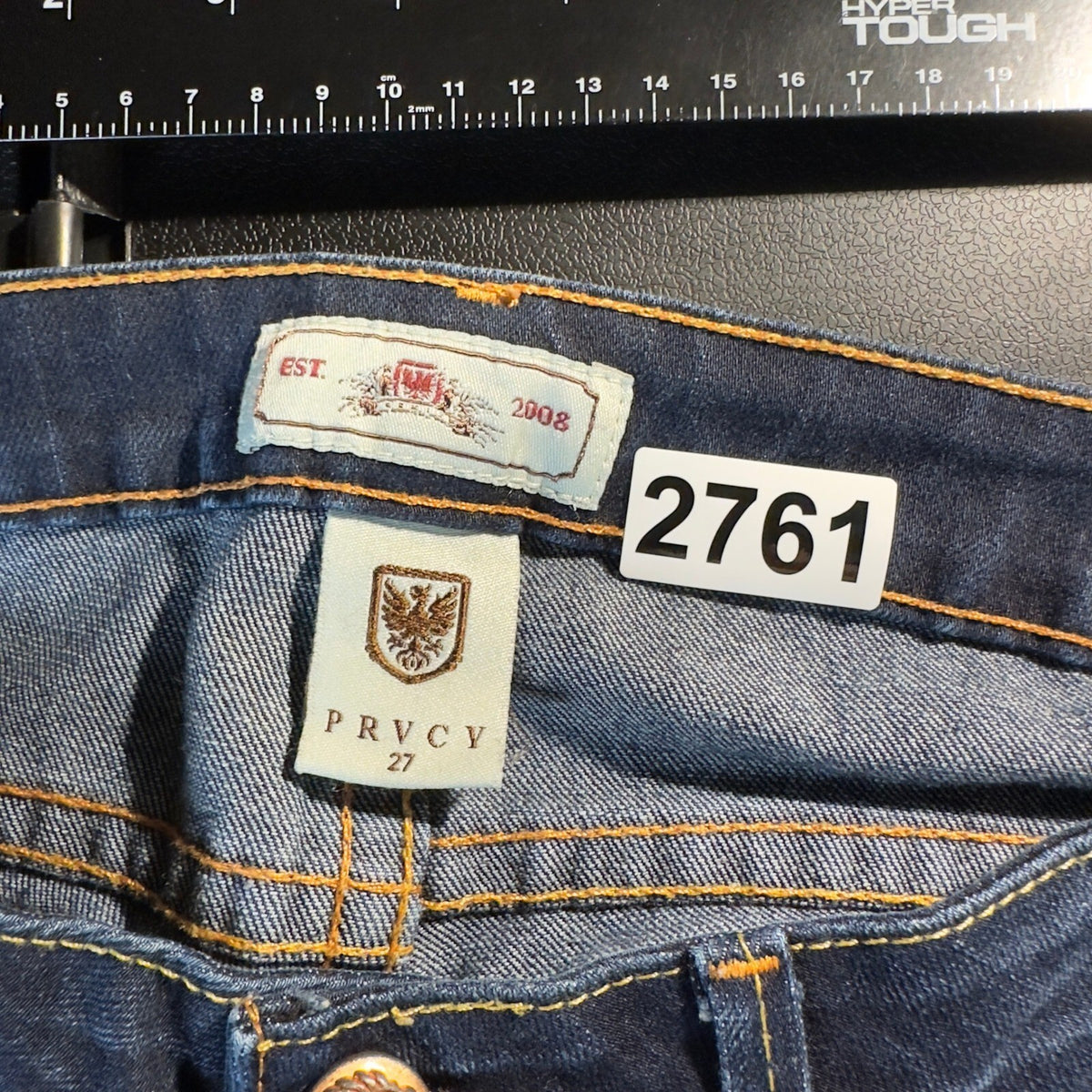 Vintage PRVCY Premium Straight Leg Jeans Womens 27 Y2K 2008
