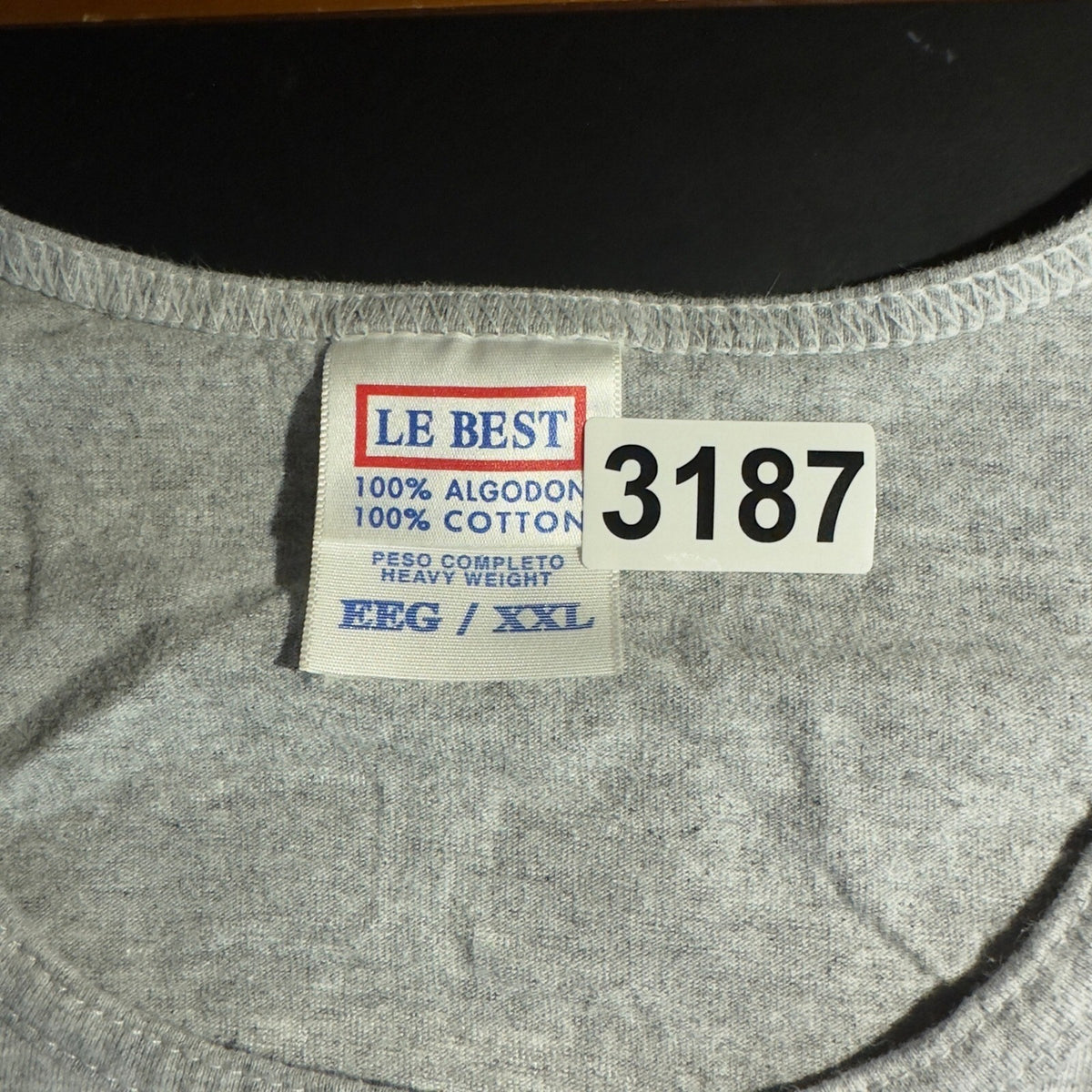 Vintage Le Best Cozumel Mexico Tank Top Men XXL Gray Graphic