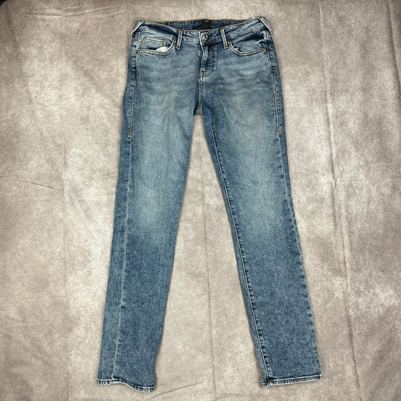 True Religion Skinny Jeans Womens 29 Blue Medium Wash Y2K