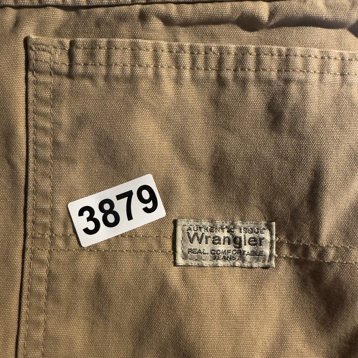 Wrangler Carpenter Jeans Mens 34x32 Tan Workwear
