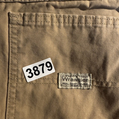 Wrangler Carpenter Jeans Mens 34x32 Tan Workwear