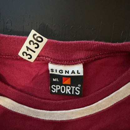 Vintage Signal Sports Eskimo Joes Ringer T Shirt Mens M/L