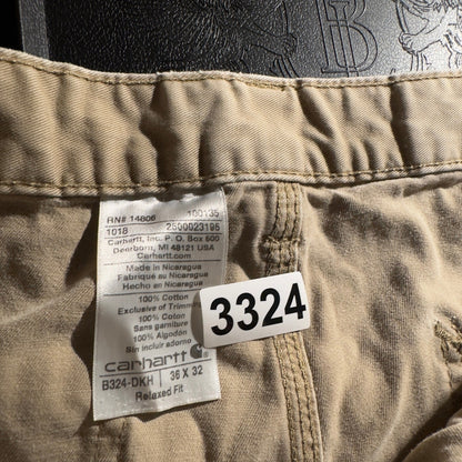 Vintage Carhartt Carpenter Pants Mens 36x32 Baggy B324