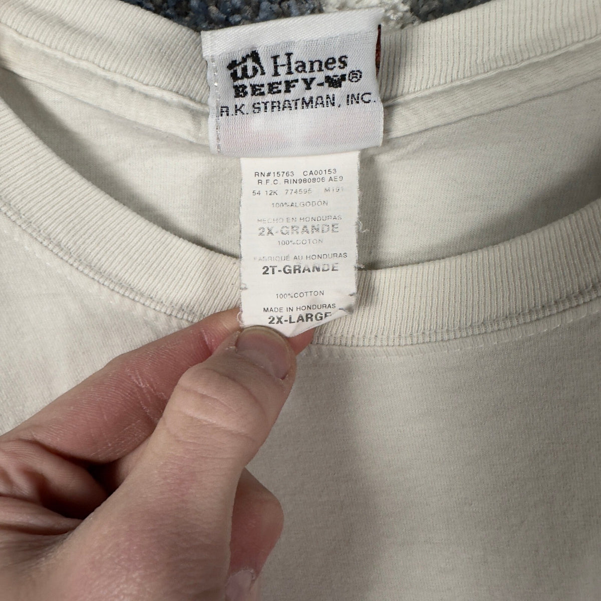 Harley Davidson Fargo ND Pocket T-Shirt Mens 2XL Cream 2012