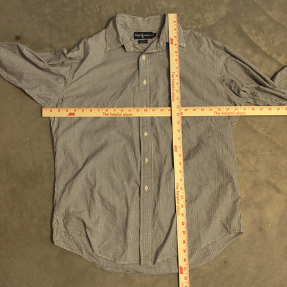 Ralph Lauren Blaire Check Shirt Mens M Cotton