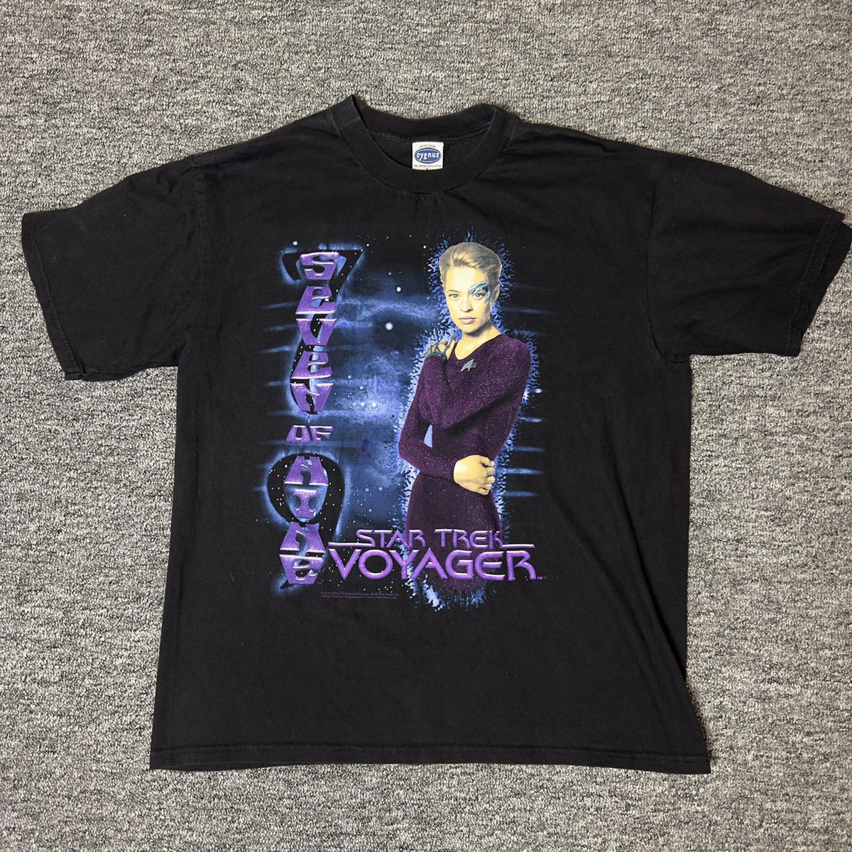 Vintage 2000 Star Trek Voyager Seven of Nine T-Shirt L