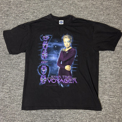Vintage 2000 Star Trek Voyager Seven of Nine T-Shirt L