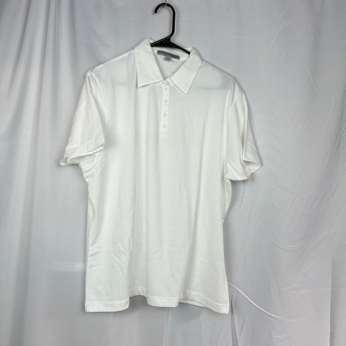 Port Authority Polo Shirt Lot Women XXL White 5 Pack Casual
