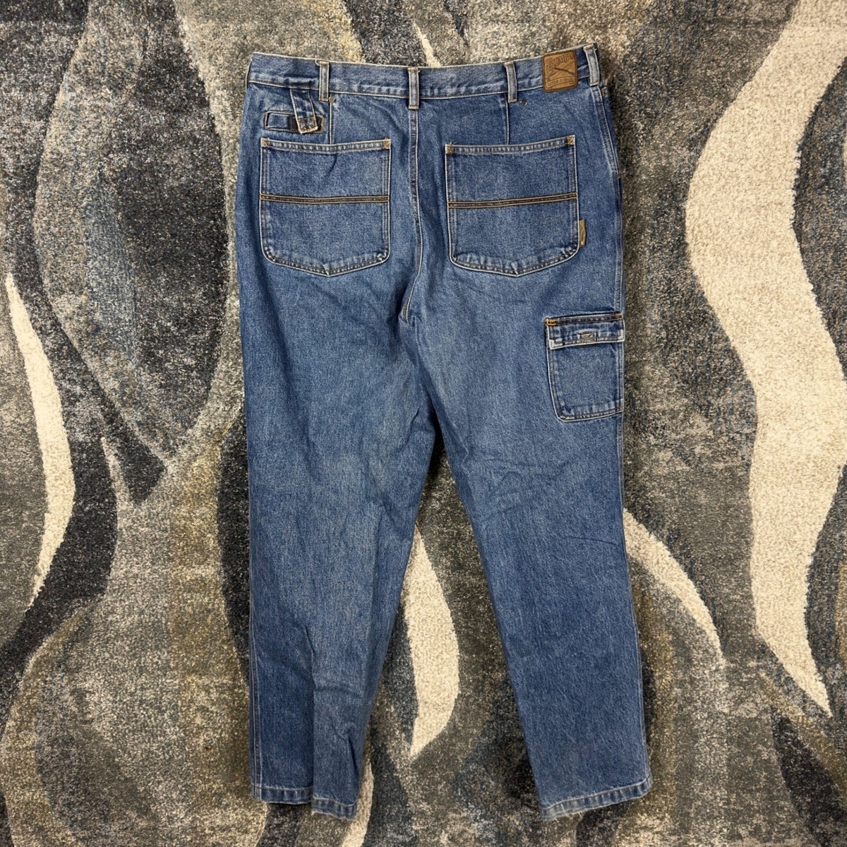 Columbia Straight Leg Jeans Mens 38x34 Medium Wash Baggy
