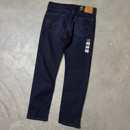 NWT Levi's 502 Taper Stretch Jeans Mens 34x32 Dark Indigo
