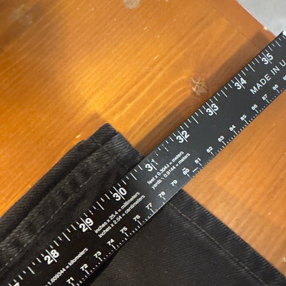 Levi's 505 Regular Fit Jeans Mens 40x30 Black Straight